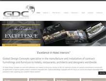 Tablet Screenshot of globaldesignconcepts.com